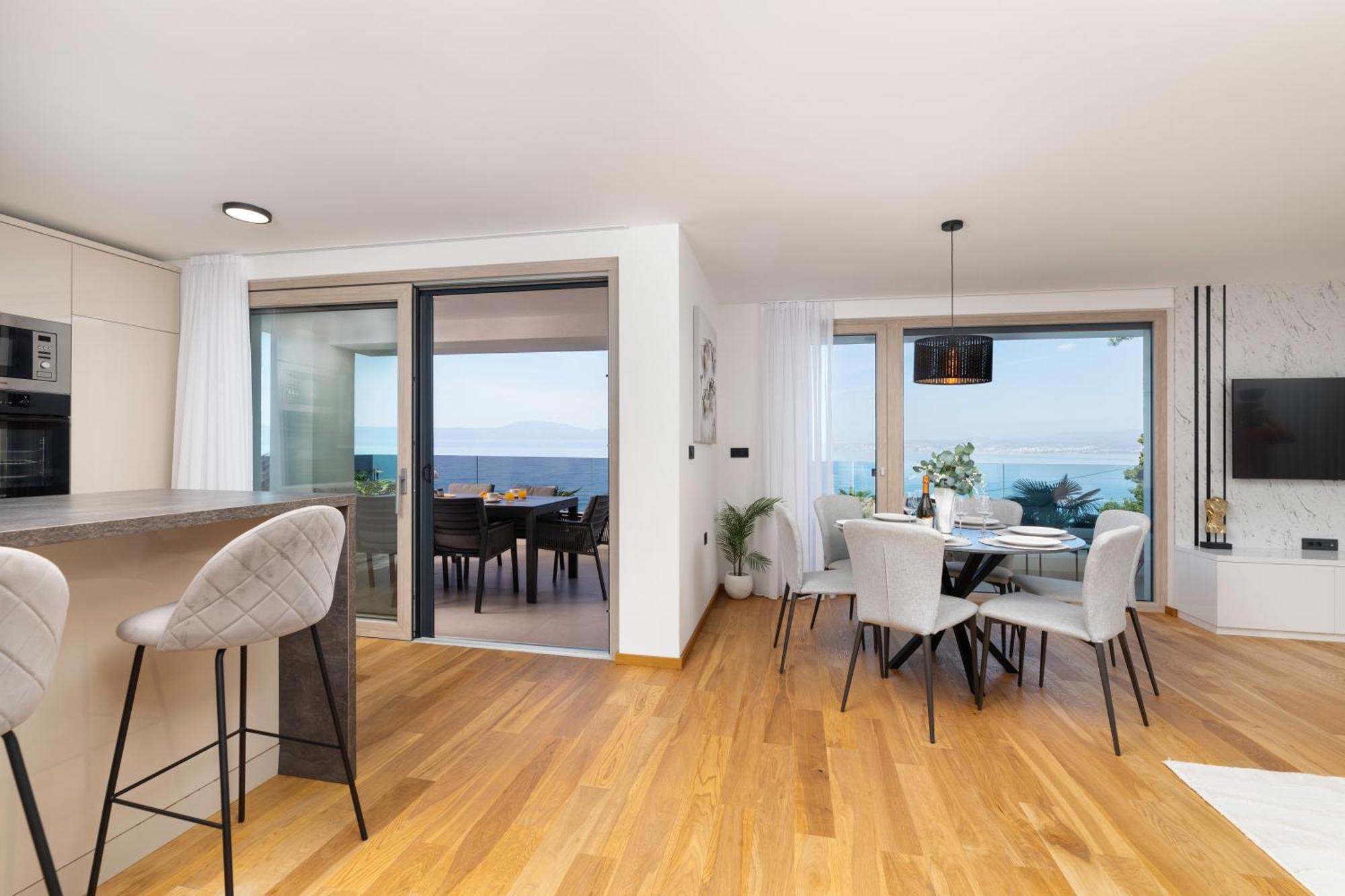 Villa Njivice Apartman Marina Eksteriør billede